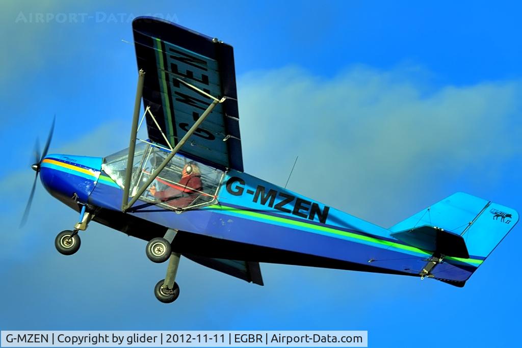 G-MZEN, 1996 Rans S-6ESD Coyote II C/N PFA 204-12823, Coyote going ballistic!!