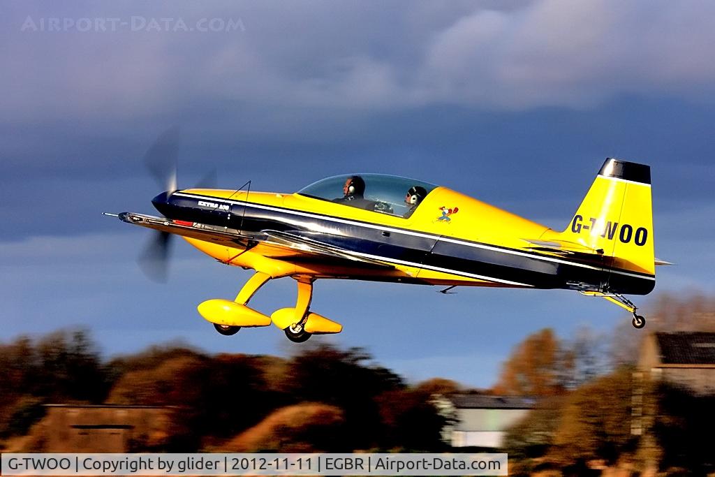 G-TWOO, 1996 Extra EA-300/200 C/N 05, Nice to see this aircraft operating in the locale for the moment