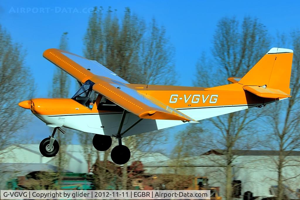 G-VGVG, 2007 ICP MXP-740 Savannah VG Jabiru(1) C/N BMAA/HB/542, Enjoying himself on departure!!