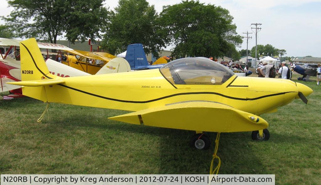 N20RB, Zenith CH-601 XL Zodiac C/N 6-5231, EAA AirVenture 2012