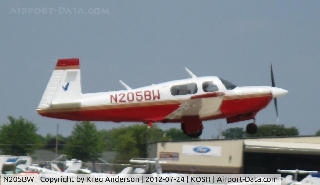 N205BW, Mooney M20J 201 C/N 24-3007, EAA AirVenture 2012