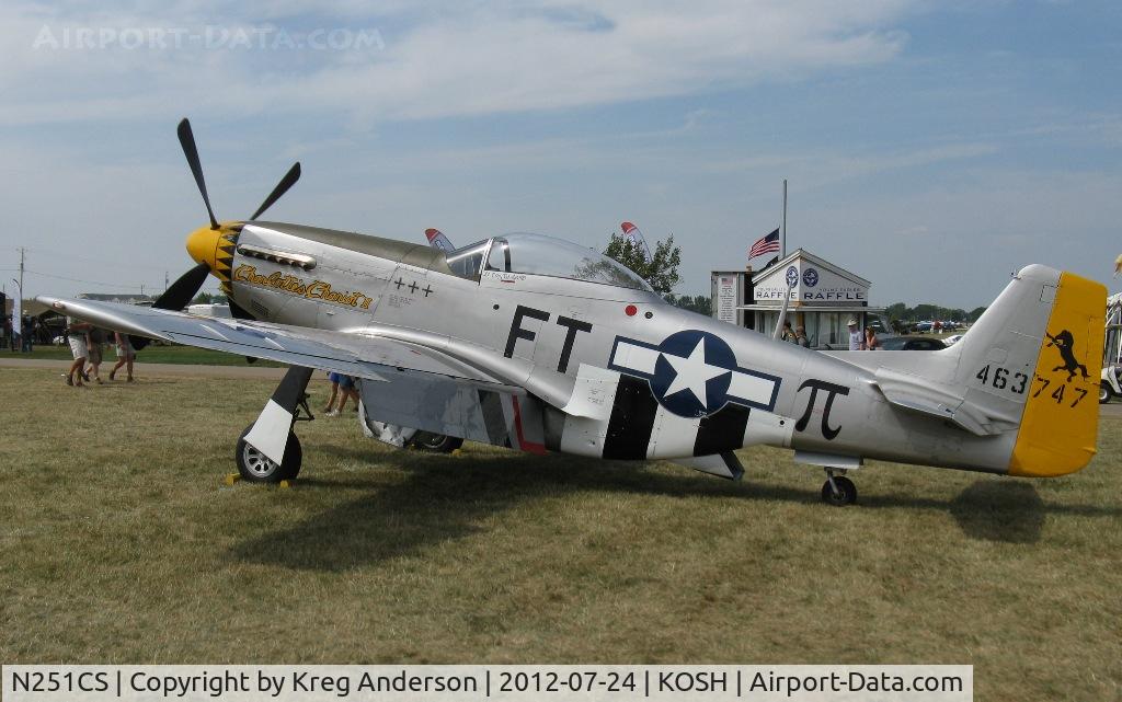 N251CS, North American F-51D Mustang C/N 44-74977N, EAA AirVenture 2012