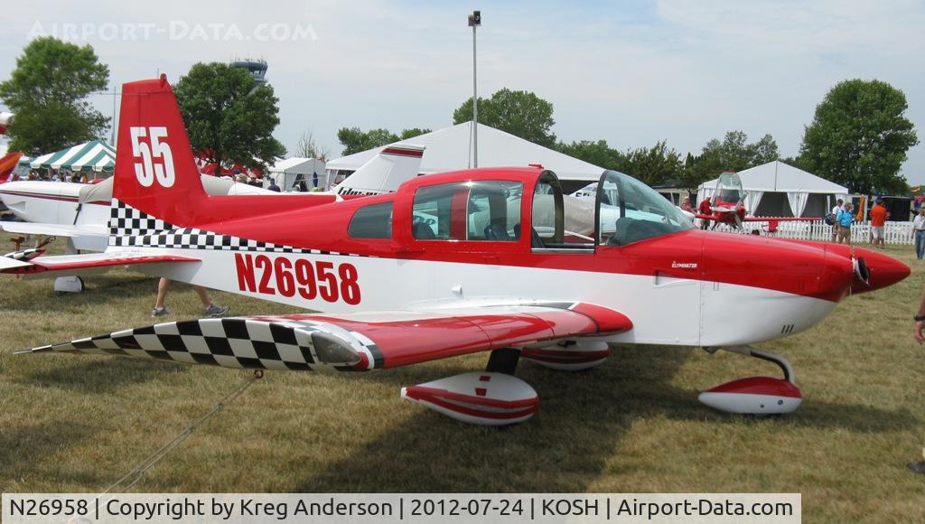 N26958, 1979 Gulfstream American Corp AA-5A C/N AA5A0838, EAA AirVenture 2012