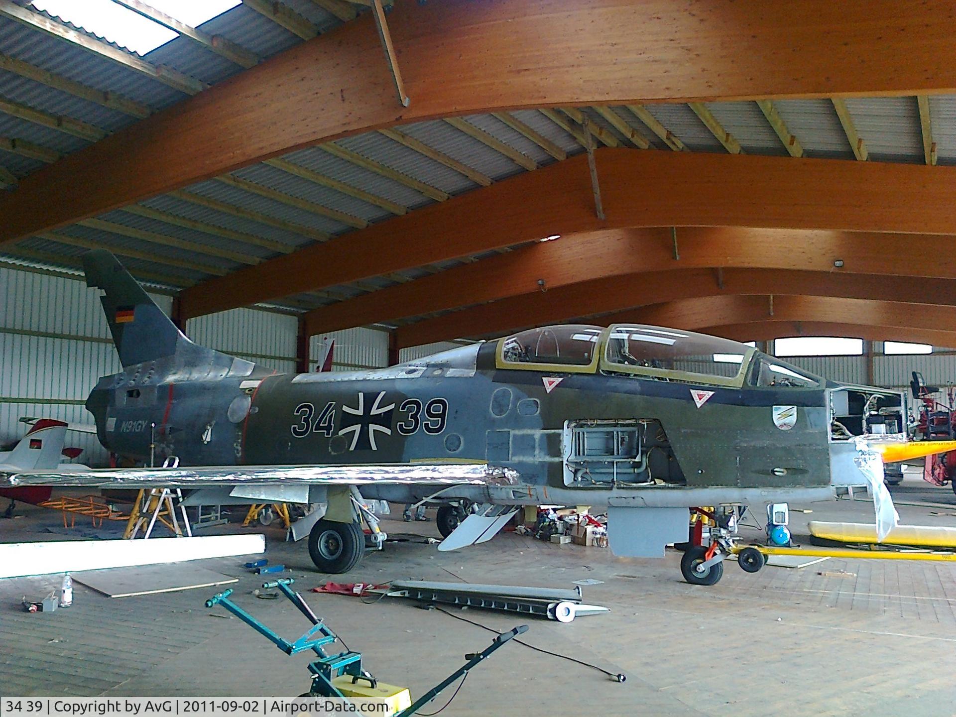 34 39, Fiat G-91T/3 C/N 49, Restoration