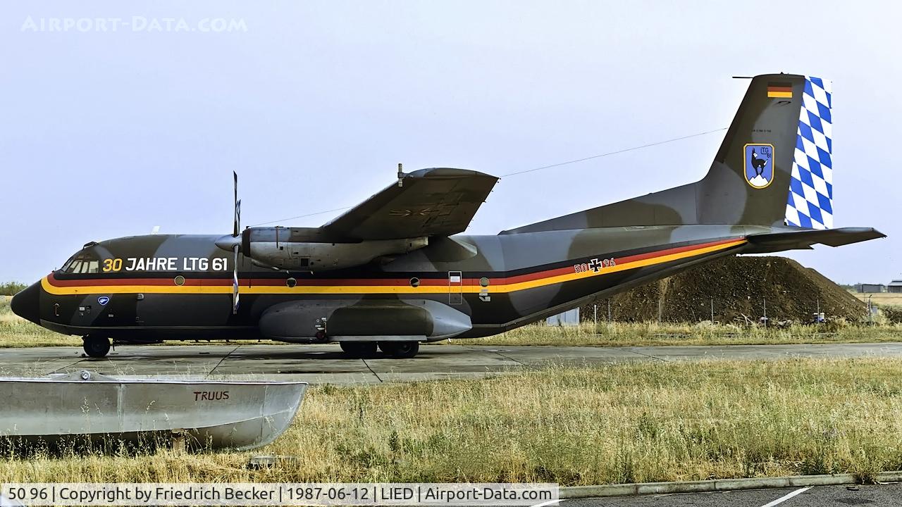 50 96, Transall C-160D C/N D133, transient at Decimomannu AB