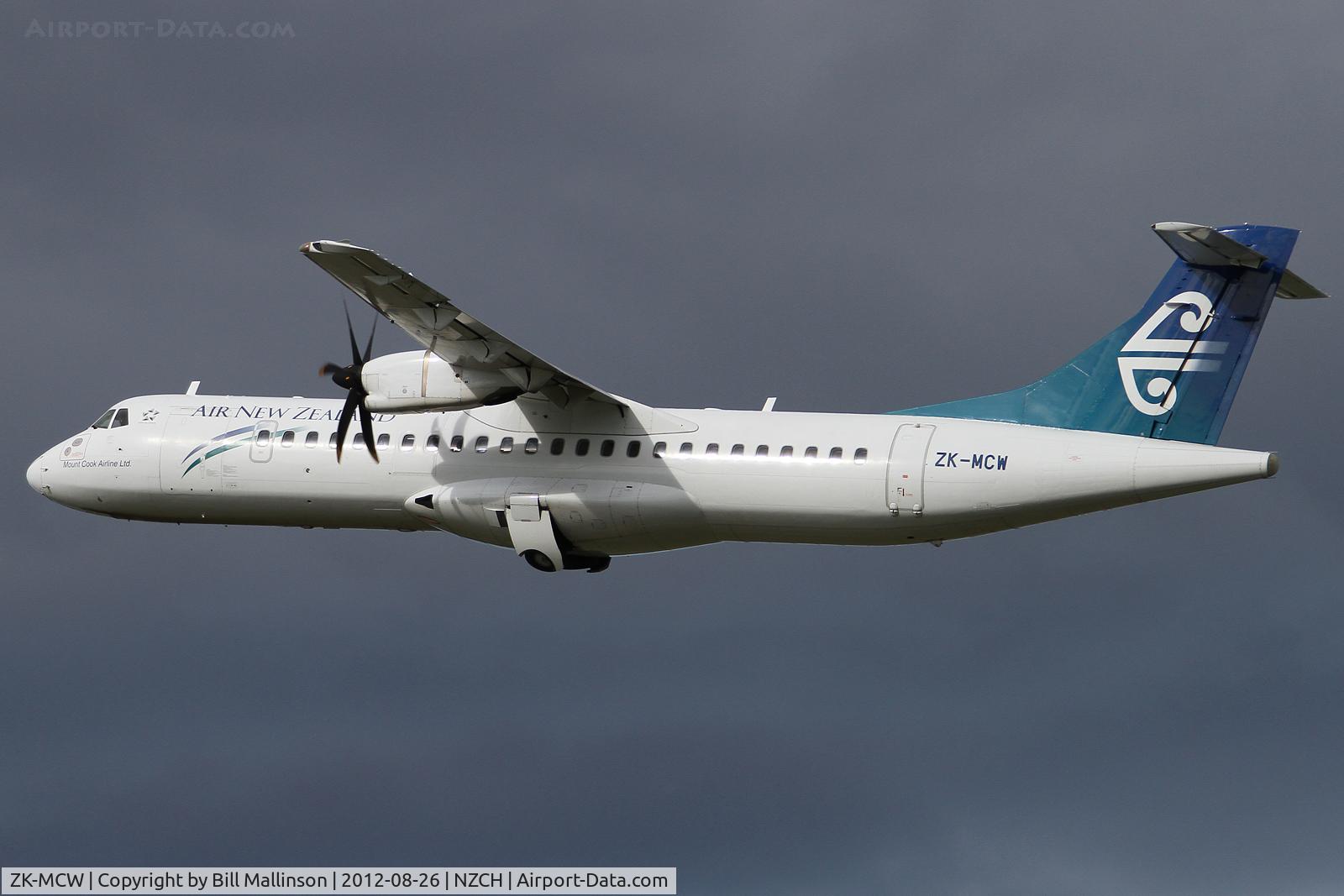 ZK-MCW, 2000 ATR 72-212A C/N 646, stormy