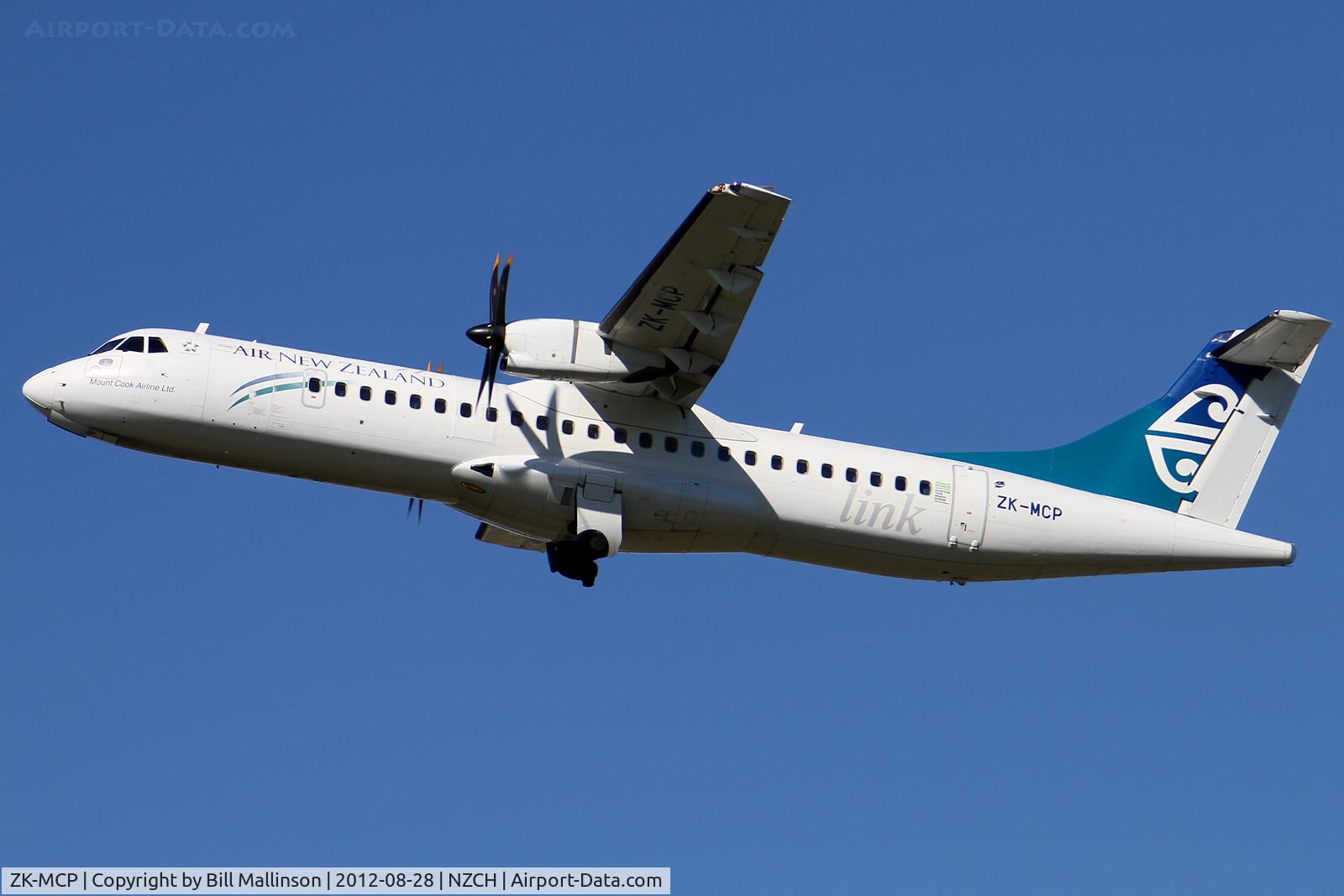 ZK-MCP, 2000 ATR 72-212A C/N 630, Nice blue sky
