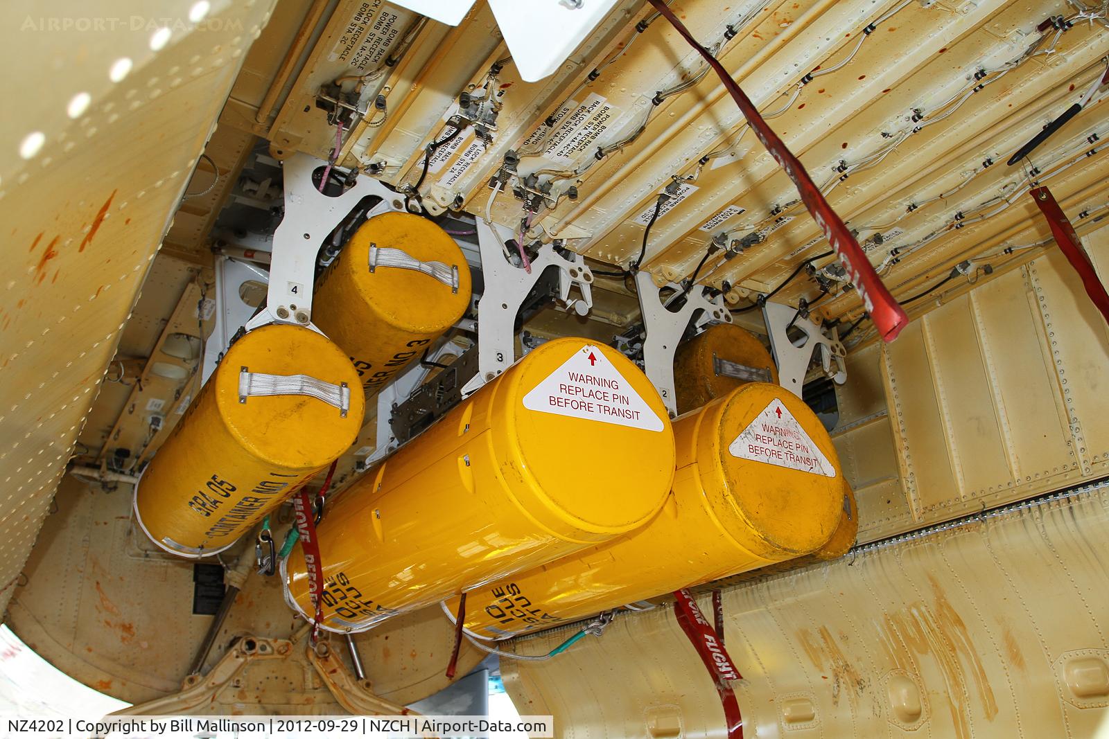 NZ4202, 1966 Lockheed P-3K Orion C/N 185-5192, Bomb bay