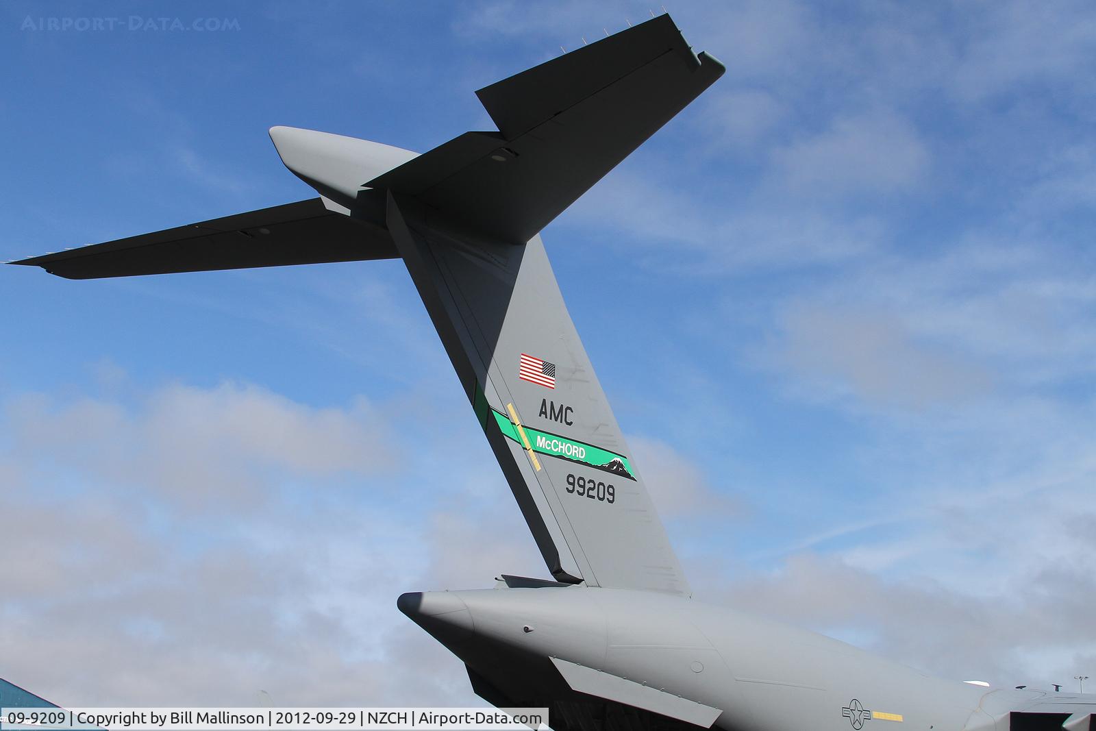 09-9209, 2009 Boeing C-17A Globemaster III C/N P-209, Big tail