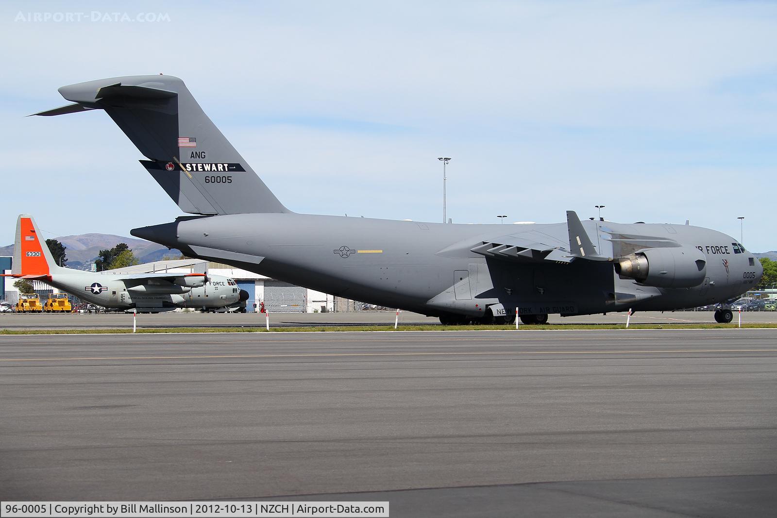 96-0005, 1996 McDonnell Douglas C-17A Globemaster III C/N P-37, Parked up