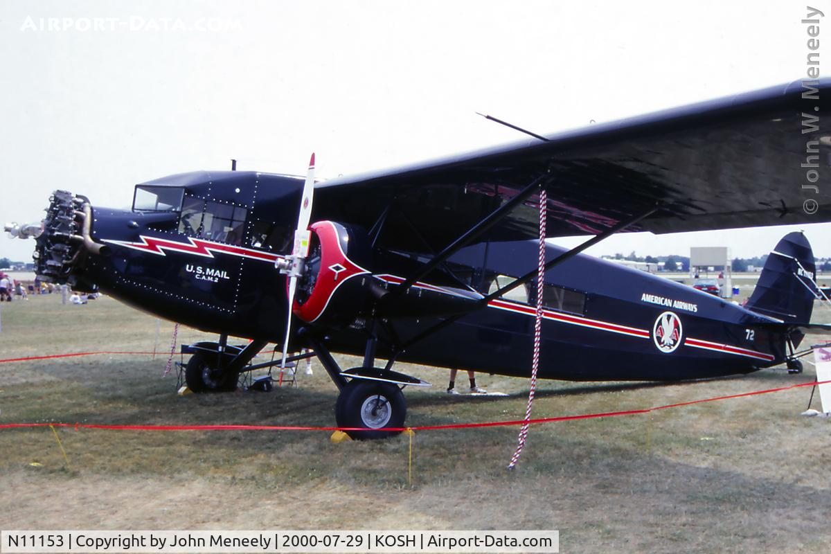 N11153, 1931 Stinson SM-6000-B C/N 5021, Airventure 2000