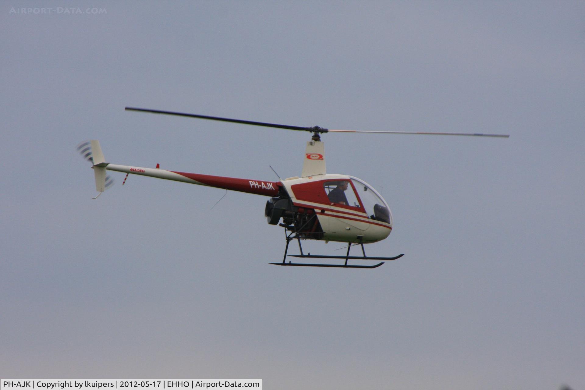 PH-AJK, 1991 Robinson R22 Beta C/N 1738, At the 2012 Wings and Wheels event on Hoogeveen Airport