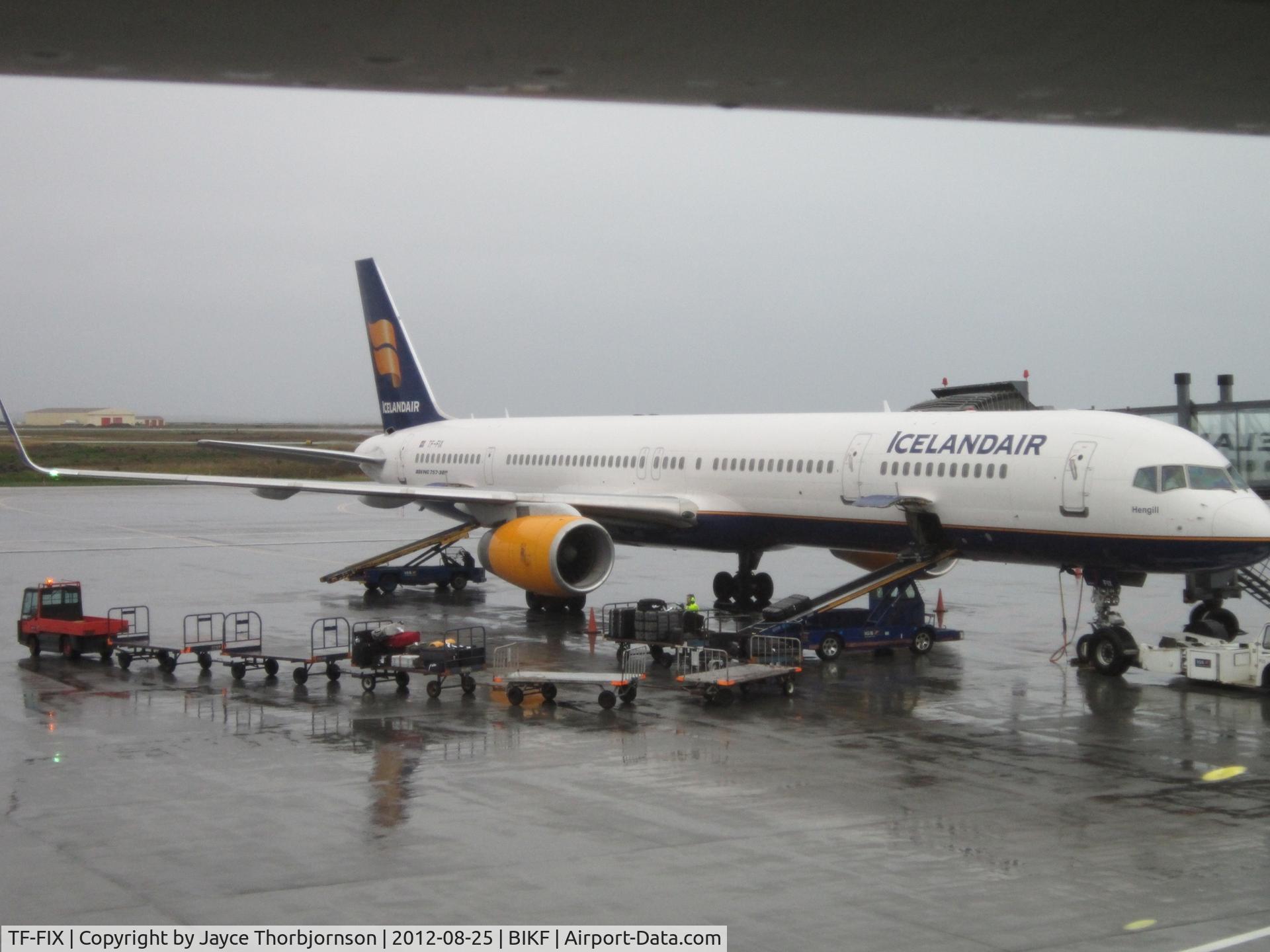 TF-FIX, 2002 Boeing 757-308 C/N 29434, At KEF