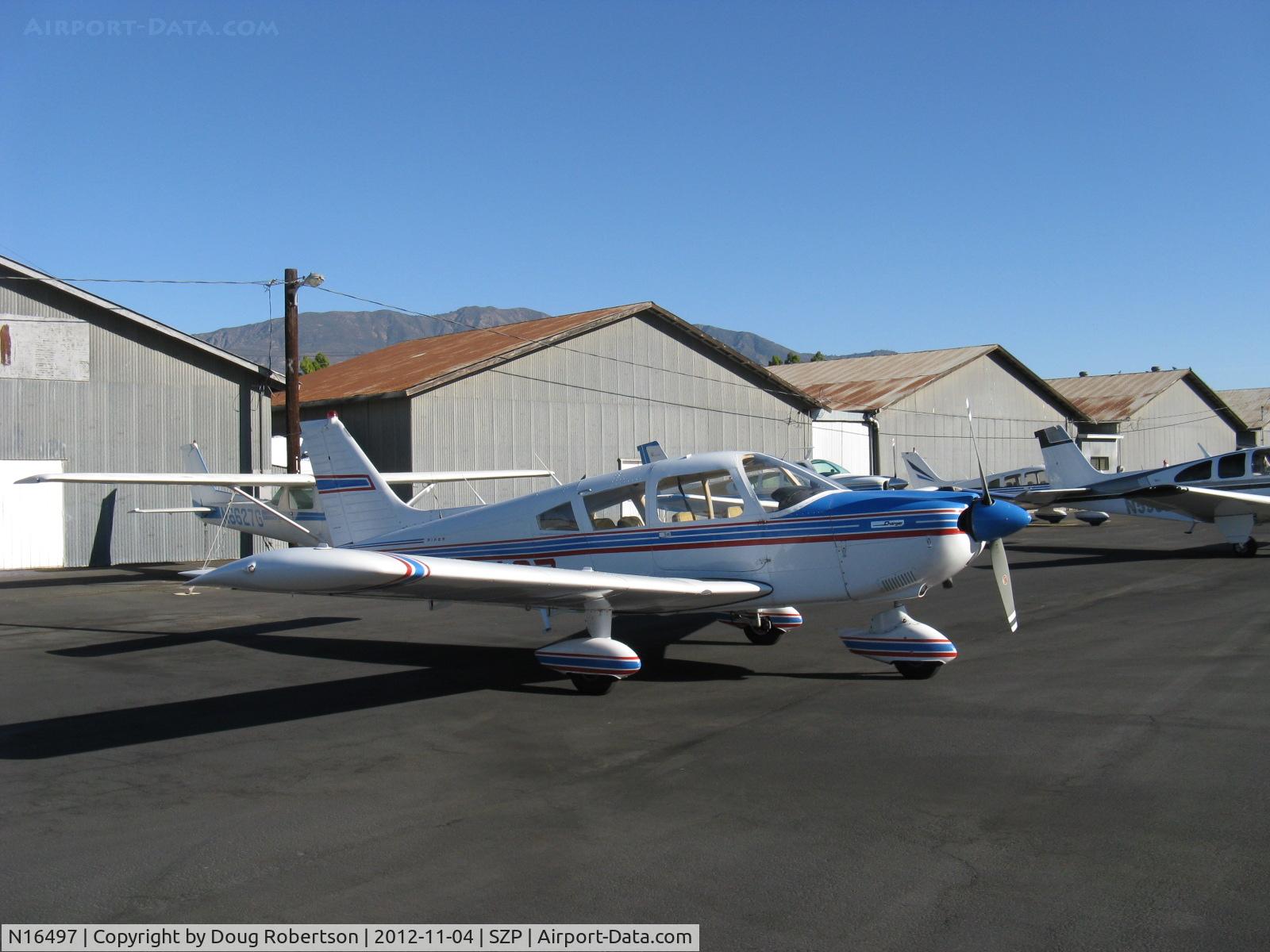 N16497, 1973 Piper PA-28-235 Cherokee Charger C/N 28-7310101, 1973 Piper PA-28-235 CHEROKEE CHARGER, Lycoming O-540-D4B5 235 Hp