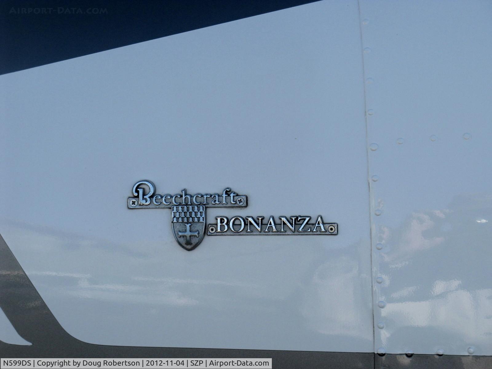 N599DS, 1967 Beech E33A Bonanza C/N CE-182, 1967 Beech E33A BONANZA, Continental IO-520-B 285 Hp. logo