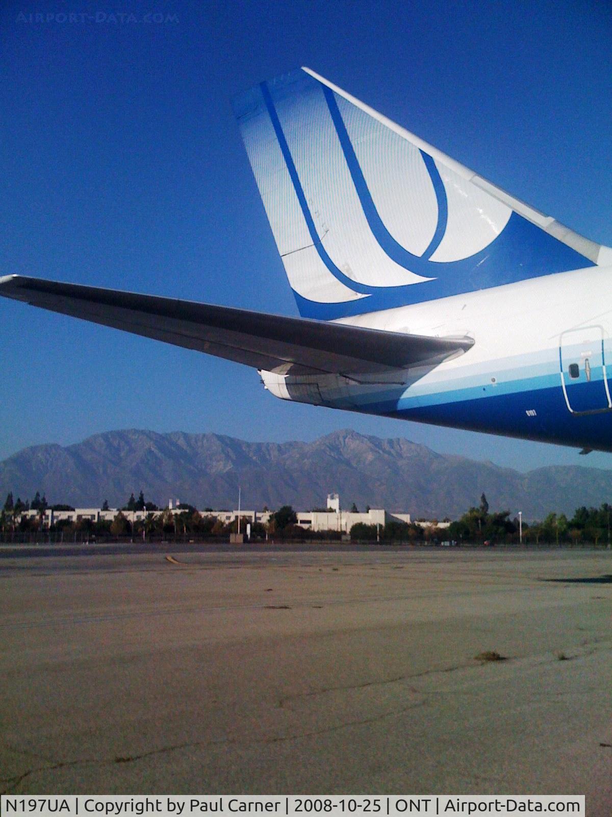 N197UA, 1997 Boeing 747-422 C/N 26901, UAL Charter at ONT
Capt. Paul Carner
F/O Joe Leffleman
