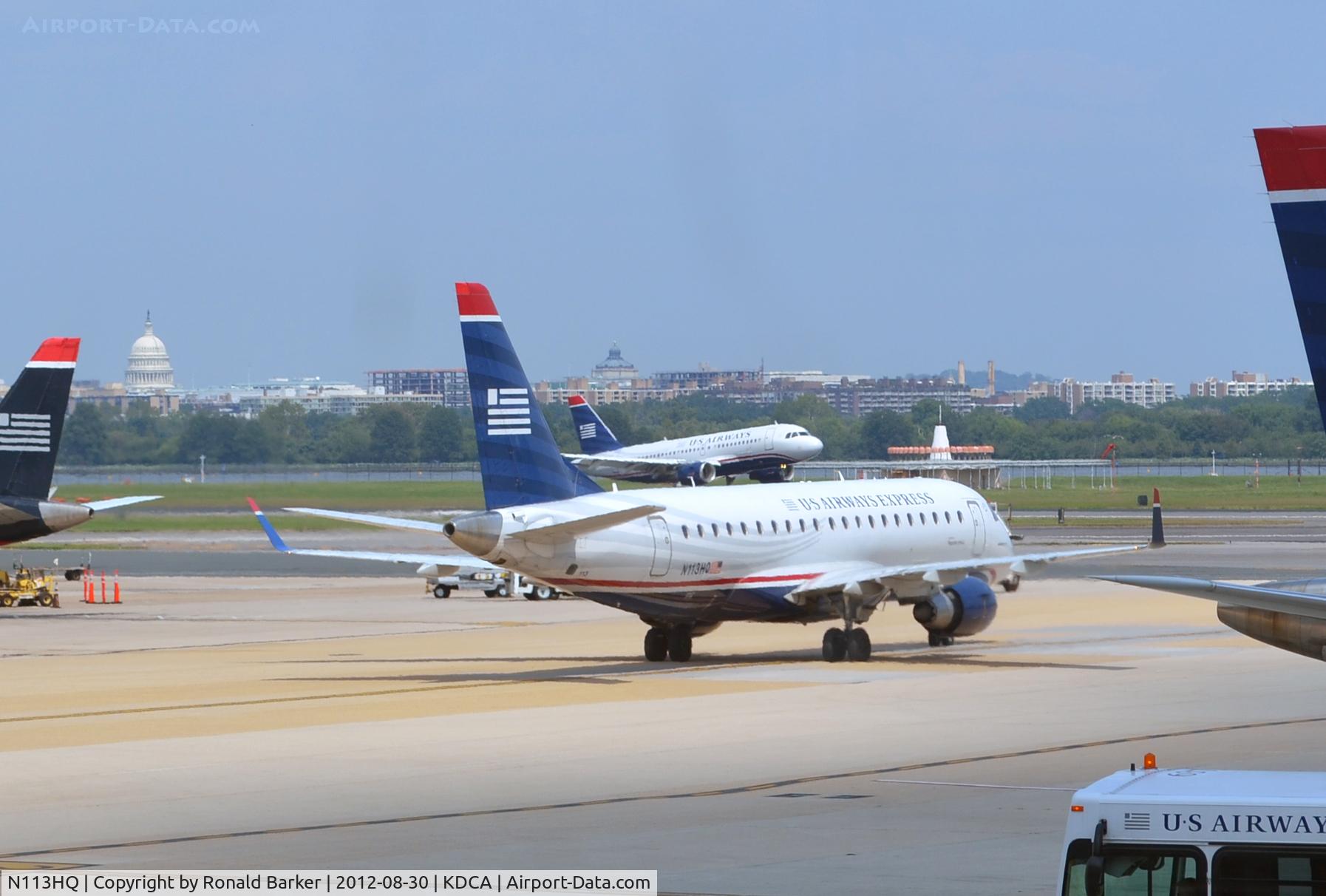 N113HQ, 2007 Embraer 175LR (ERJ-170-200LR) C/N 17000177, Taxi DCA