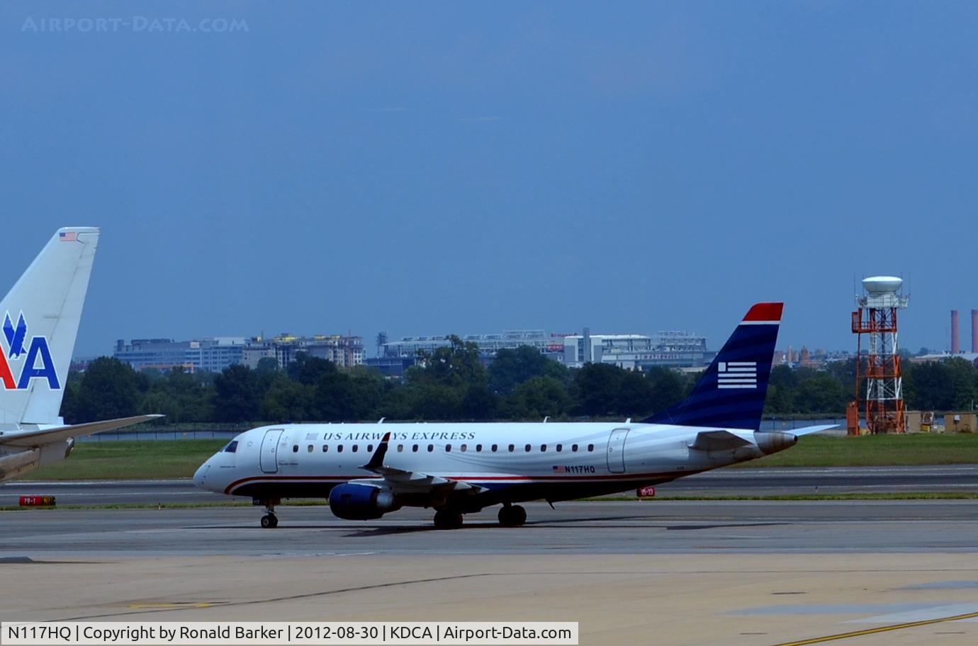 N117HQ, 2007 Embraer 175LR (ERJ-170-200LR) C/N 17000184, Taxi DCA