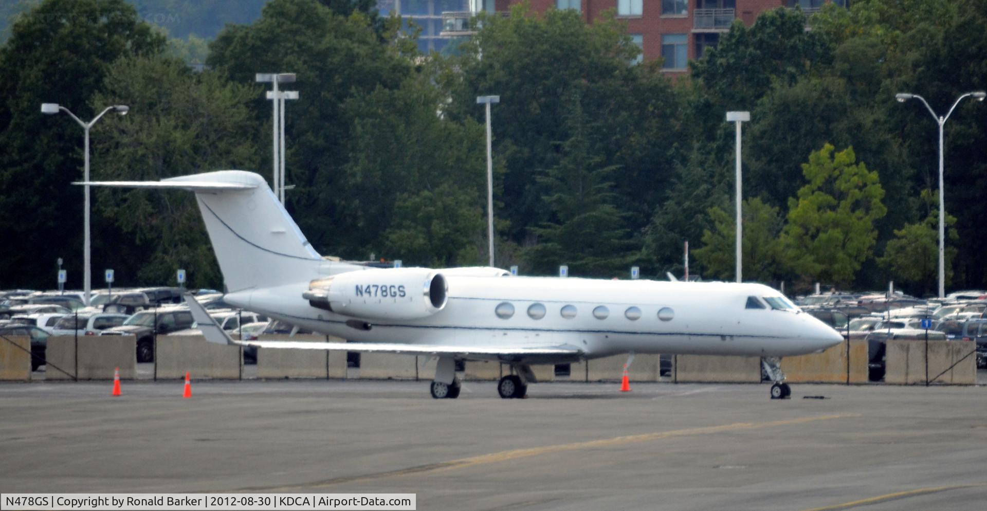 N478GS, 2002 Gulfstream Aerospace Gulfstream IV-SP C/N 1478, DCA VA