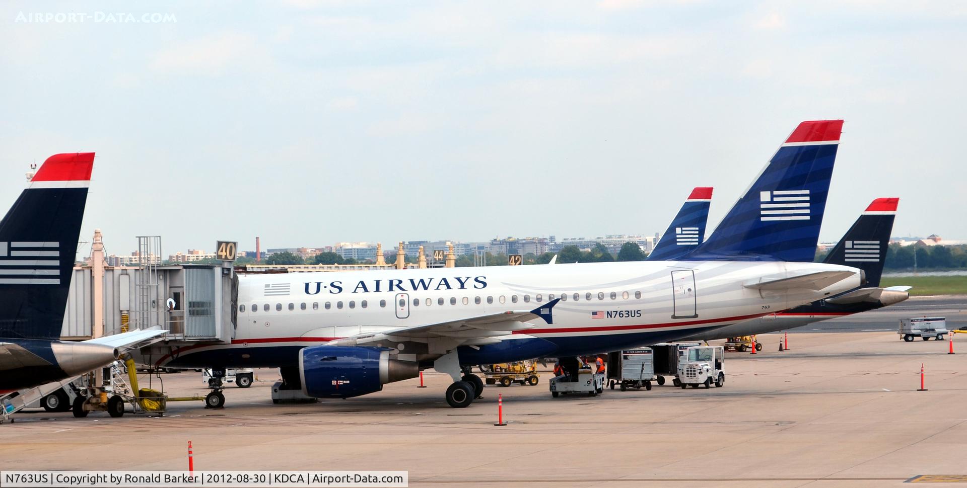 N763US, 2000 Airbus A319-112 C/N 1360, DCA, VA