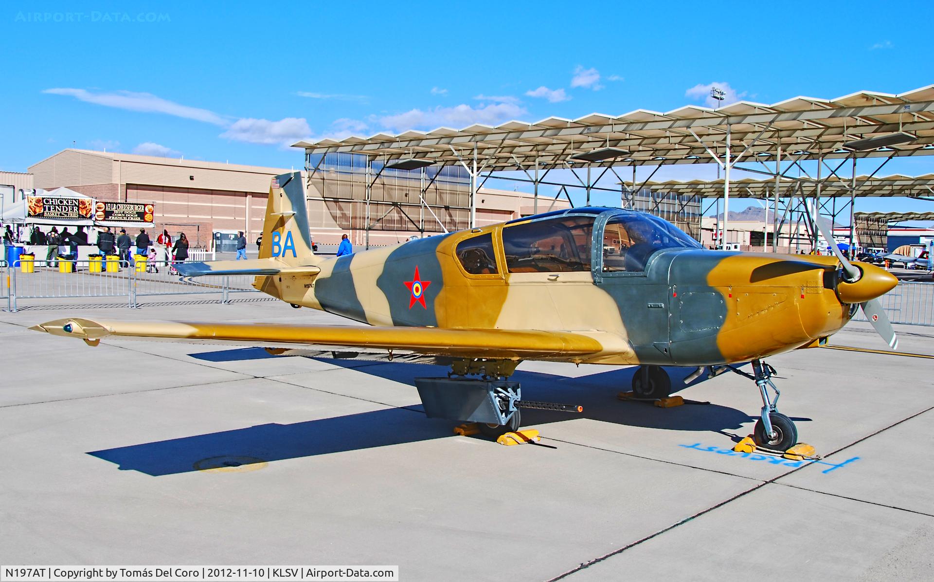 N197AT, 1974 IAR IAR-823 C/N 07, N197AT IAR SA Brasov IAR 823 C/N 07 (1974)

Aviation Nation 2012

Las Vegas - Nellis AFB (LSV / KLSV)
USA - Nevada, November 10, 2012
Photo: Tomas Del Coro