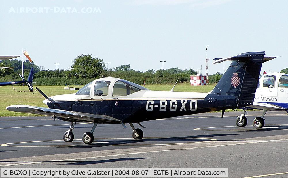 G-BGXO, 1979 Piper PA-38-112 Tomahawk Tomahawk C/N 38-79A0982, Ex: N9703N > G-BGXO - Originally owned to, Air Navigation & Trading Co Ltd in July 1979 and currently with, Goodwood Road Racing Co Ltd since September 1997. De-registered and Permanently withdrawn from use in February 2011.