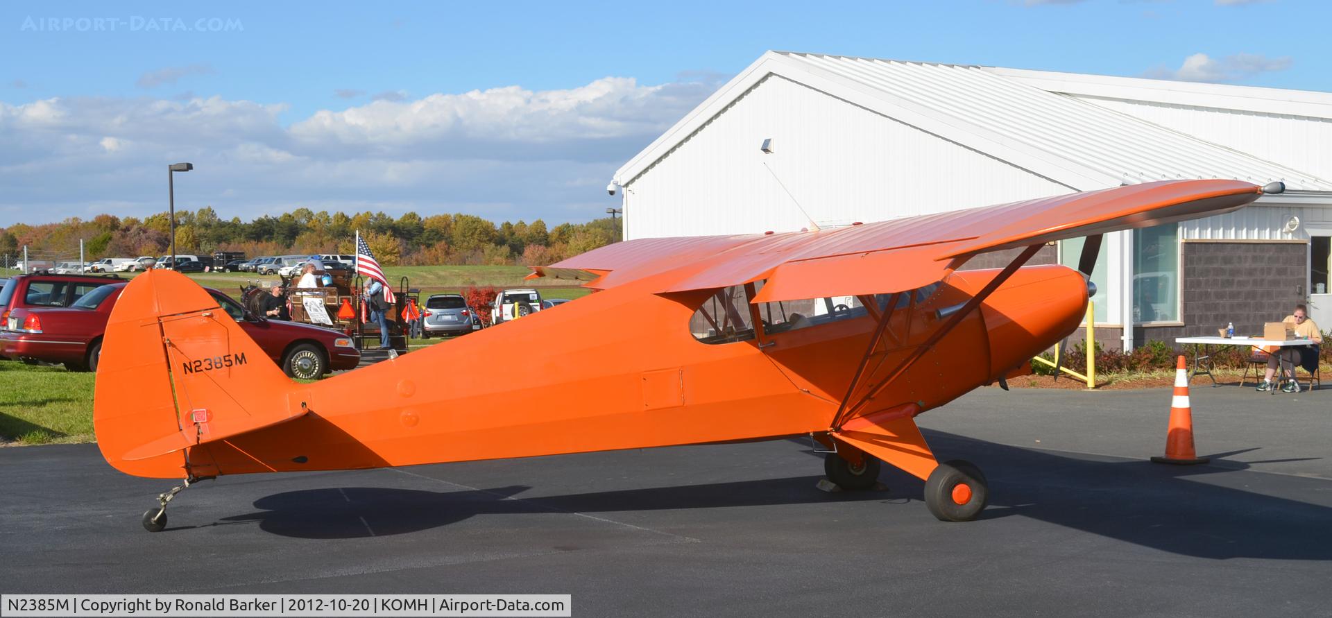 N2385M, 1946 Piper PA-12 Super Cruiser C/N 12-1627,  Orange