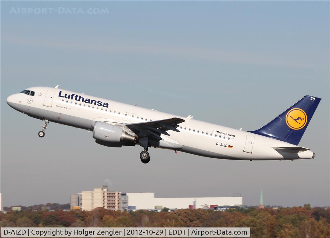 D-AIZD, 2010 Airbus A320-214 C/N 4191, Destination MUC...