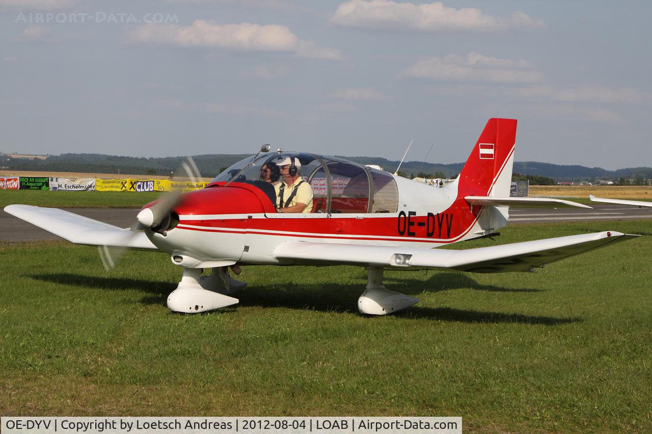 OE-DYV, Robin DR-400-180R Remorqueur Regent C/N 1562, Flugring Austria