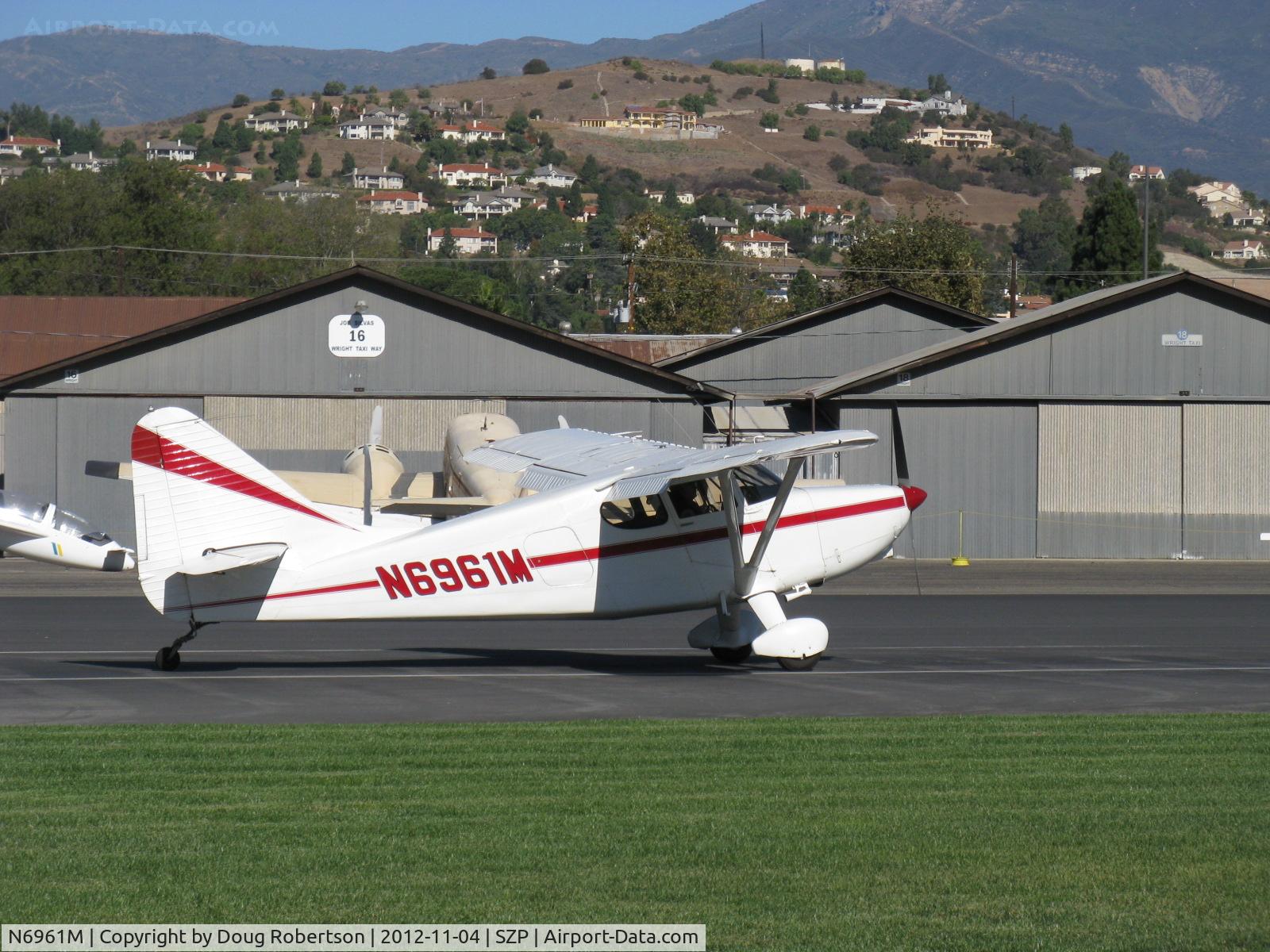 N6961M, 1949 Stinson 108-3 Voyager C/N 108-4961, 1949 Stinson 108-3 STATION WAGON, Franklin 6A4165 165 Hp, wing Micro vortex generators, landing roll Rwy 04
