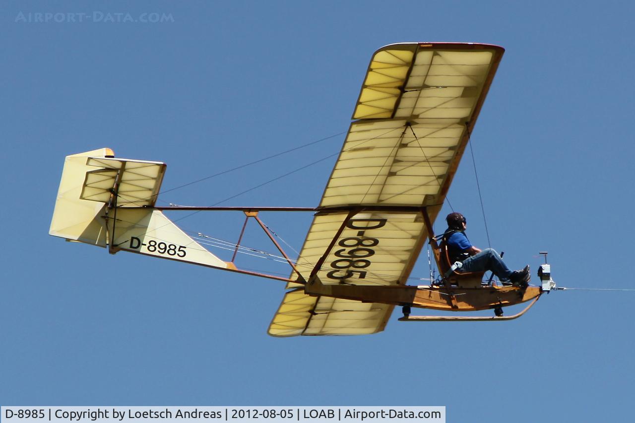 D-8985, DFS SG-38 Schulgleiter C/N Not found D-8985, historical glider