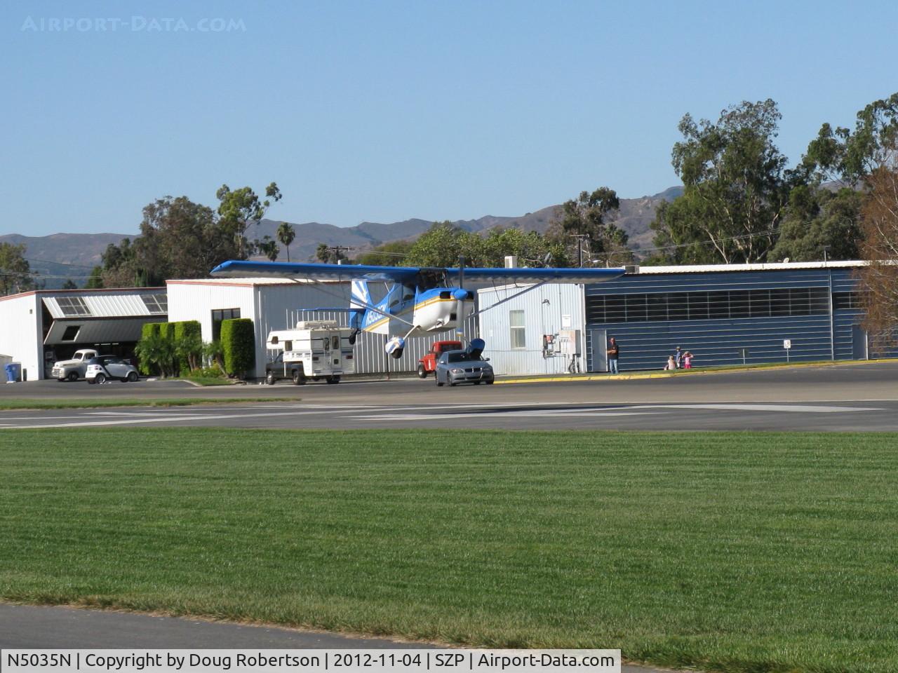 N5035N, 1978 Bellanca 8KCAB Decathlon C/N 470-79, 1978 Bellanca 8KCAB DECATHLON, Lycoming AEIO-320 150 Hp, landing Rwy 04 in crosswind