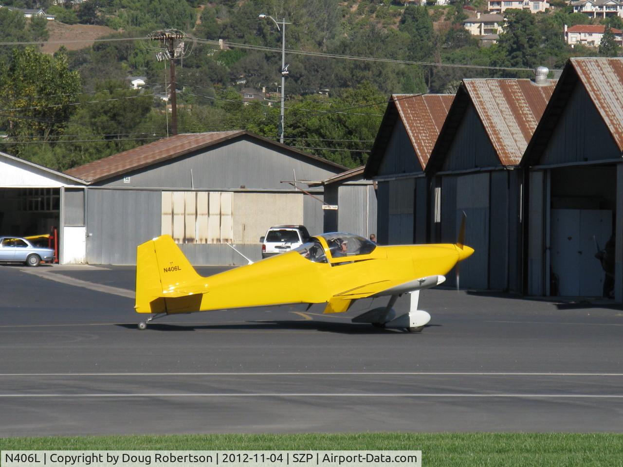 N406L, 2008 Vans RV-6 C/N 936, Provo PROVO 6, Lycoming O-320 160 Hp, taxi to Young Eagles Flight ramp