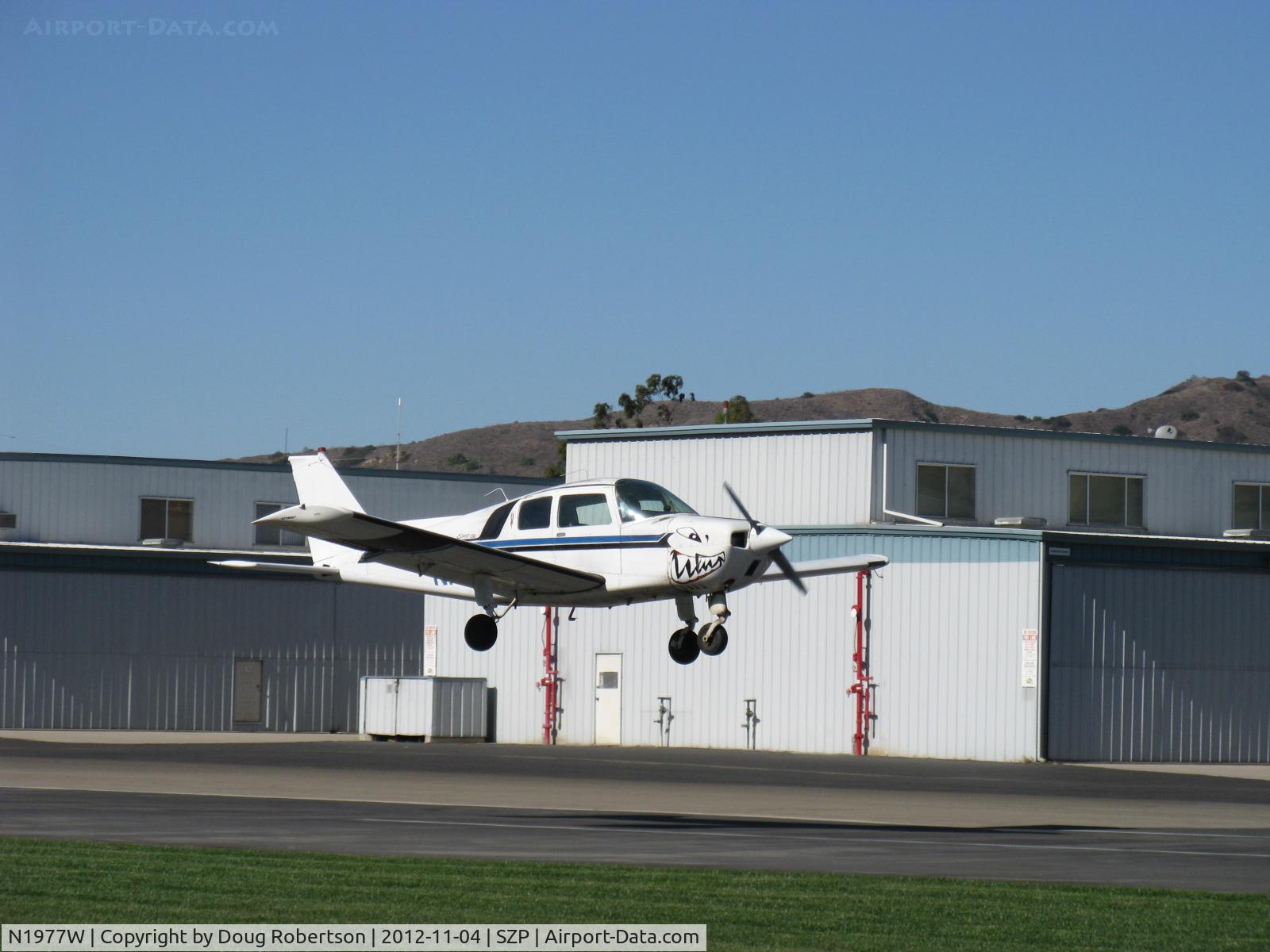 N1977W, 1974 Beech B19 Sport 150 C/N MB-655, 1974 Beech B19 SPORT 150, Lycoming O-320-E2C 150 Hp, another landing Rwy 04