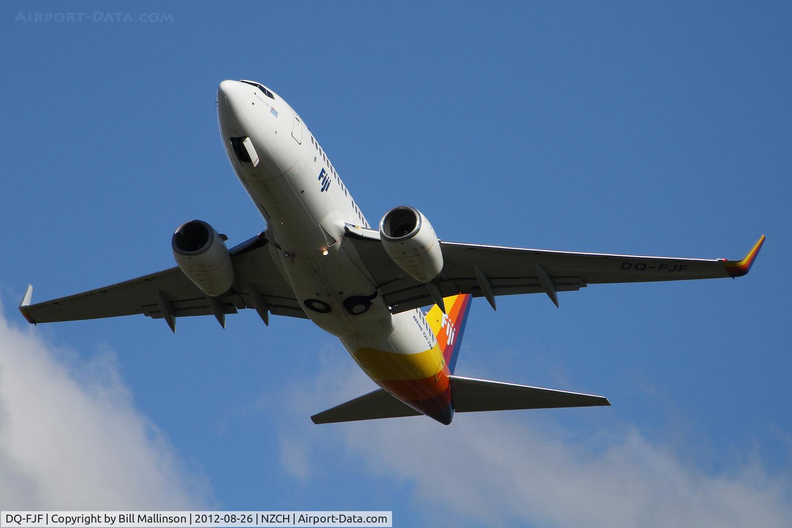 DQ-FJF, 1998 Boeing 737-7X2 C/N 28878, away to NAN