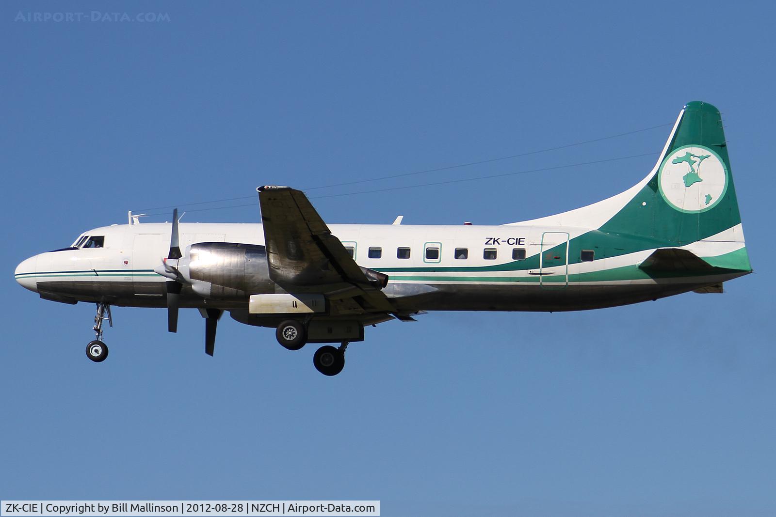 ZK-CIE, 1957 Convair CV-580 C/N 399, from the Chathams