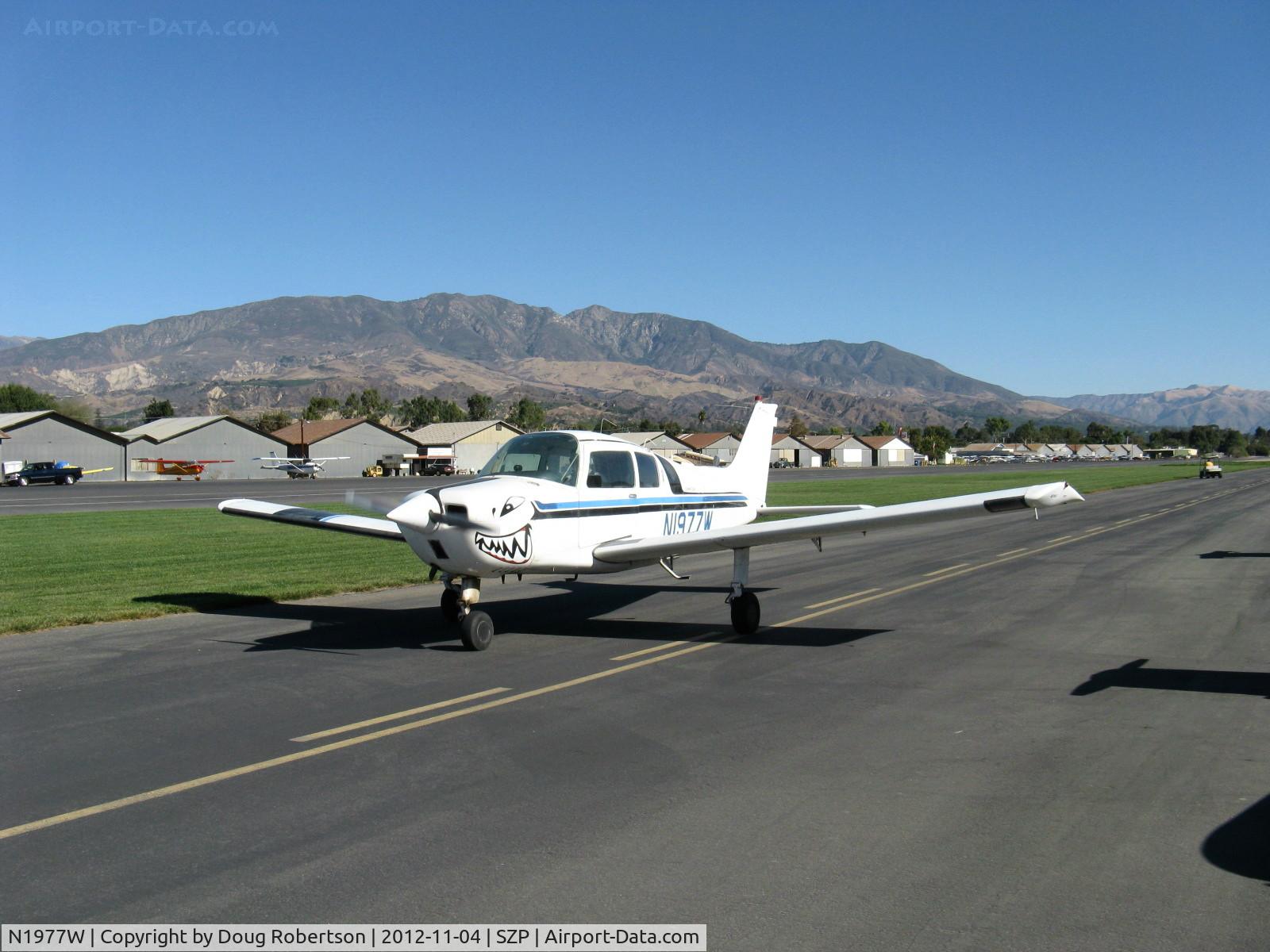 N1977W, 1974 Beech B19 Sport 150 C/N MB-655, 1974 Beech B19 SPORT 150, Lycoming O-320-E2C 150 Hp, taxi back to 04
