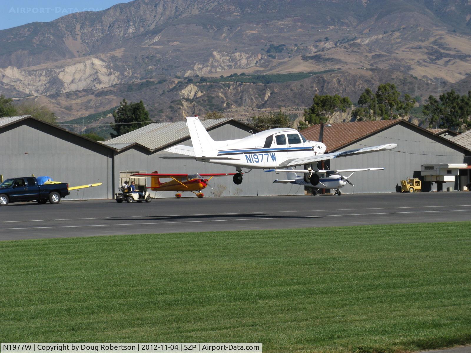 N1977W, 1974 Beech B19 Sport 150 C/N MB-655, 1974 Beech B19 SPORT 150, Lycoming O-320-E2C 150 Hp, landing Rwy 04