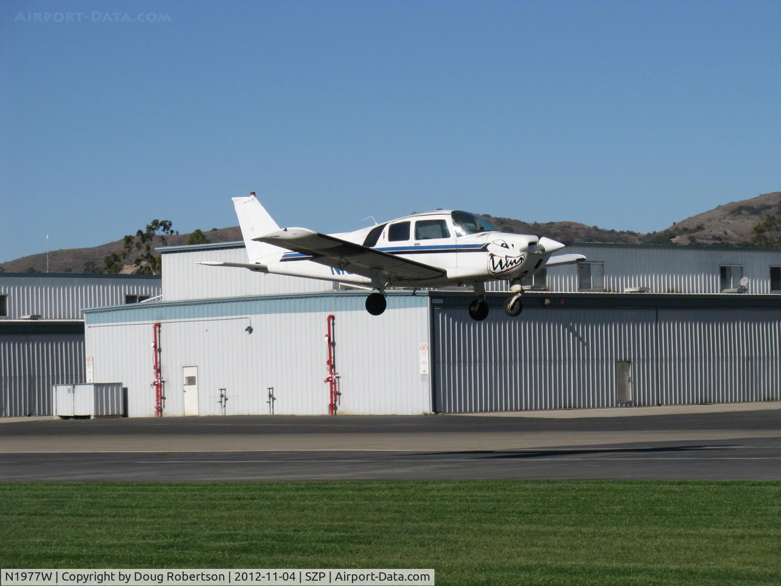 N1977W, 1974 Beech B19 Sport 150 C/N MB-655, 1974 Beech B19 SPORT 150, Lycoming O-20-E2C 1550 Hp, landing Rwy 04