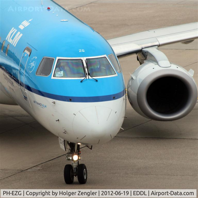 PH-EZG, 2009 Embraer 190LR (ERJ-190-100LR) C/N 19000315, Arrival from AMS....
