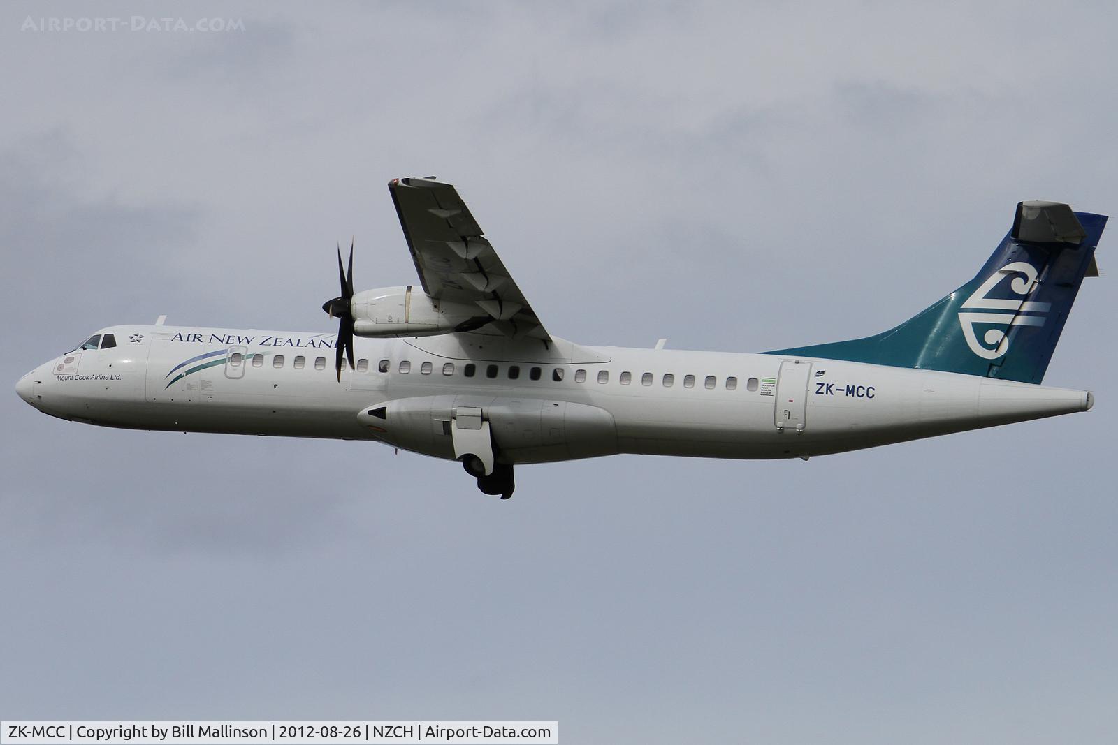 ZK-MCC, 2004 ATR 72-212A C/N 714, away from 02