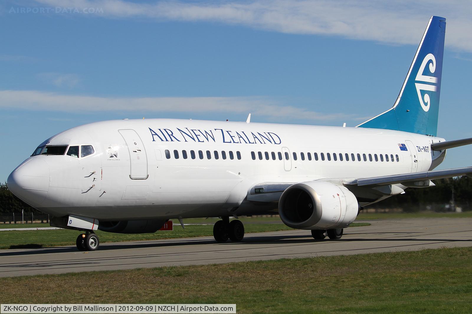 ZK-NGO, 1997 Boeing 737-37Q C/N 28548, taxi from 29