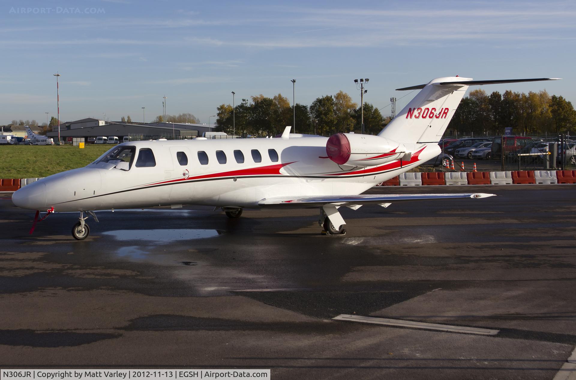 N306JR, 2006 Cessna 525A CitationJet CJ2+ C/N 525A0306, Sat on stand at SaxonAir.