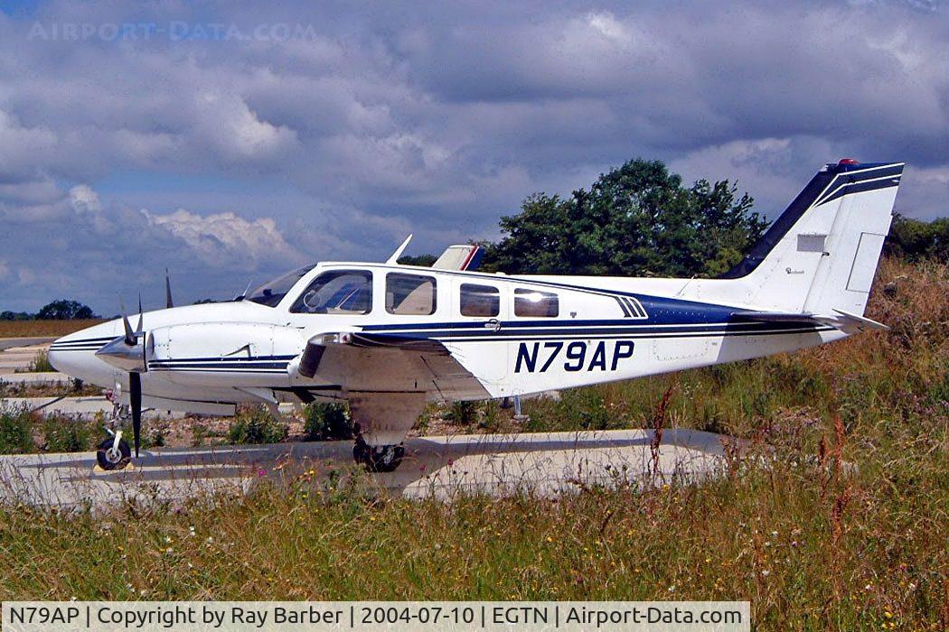 N79AP, 1979 Beech 58P Baron C/N TJ-206, Beech 58P Baron [TJ-206] Enstone~G 10/07/2004