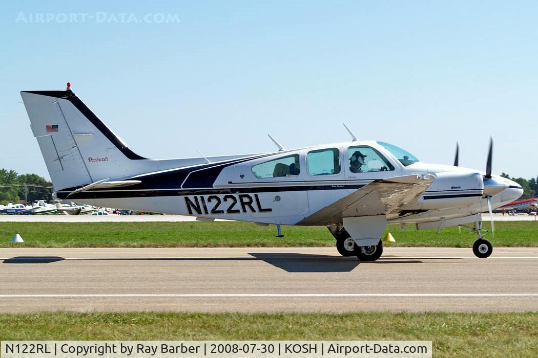 N122RL, 1978 Beech 95-B55 (T42A) Baron C/N TC-2177, Beech 95-B55 Baron [TC-2177] Oshkosh~N 30/07/2008
