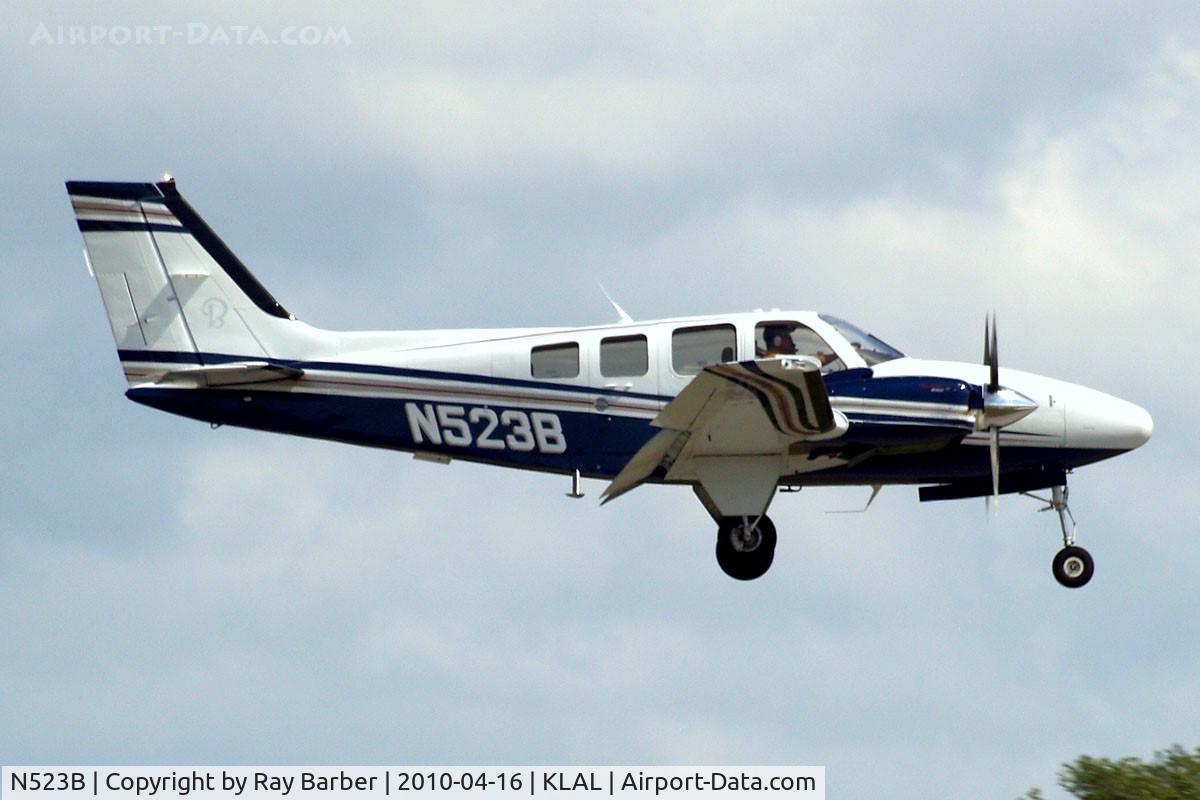 N523B, 2007 Hawker Beechcraft Corp G58 Baron C/N TH-2184, Beech G58 Baron [TH-2184] Lakeland-Linder~N 16/04/2010
