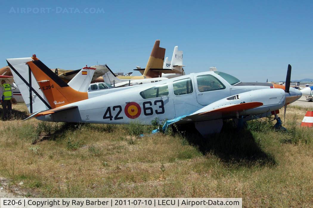 E20-6, Beech 95-B55 Baron Baron C/N TC-1459, Beech 95-B55 Baron [TC-1459] Cuatro Vientos~EC 10/07/2011