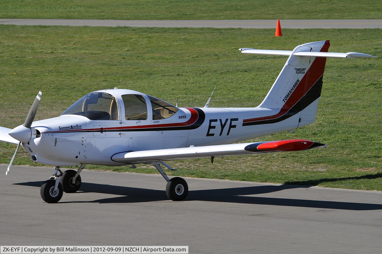 ZK-EYF, 1978 Piper PA-38-112 Tomahawk C/N 38-79A0094, parked