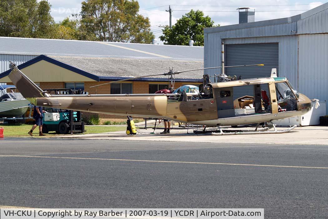VH-CKU, 1975 Bell 205A-1 C/N 30176, Bell 205A-1 [30176] Caloundra~VH 19/03/2007. Undergoing major overhaul after arriving from Oman.