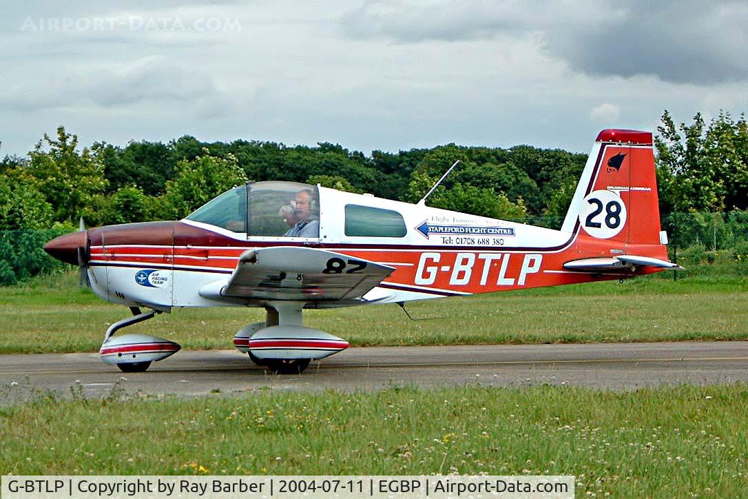G-BTLP, 1977 Grumman American AA-1C Lynx C/N AA1C-0109, American Aviation AA-1C Lynx [AA1C-0109] Kemble~G 11/07/2004